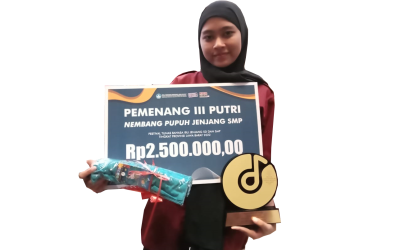 SISWI SMPN 2 MANONJAYA MERAIH JUARA KE 3 LOMBA NEMBANG PUPUH TK. PROVINSI JAWA BARAT TAHUN 2022